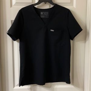 Figs Catarina Scrub Top - Black - M